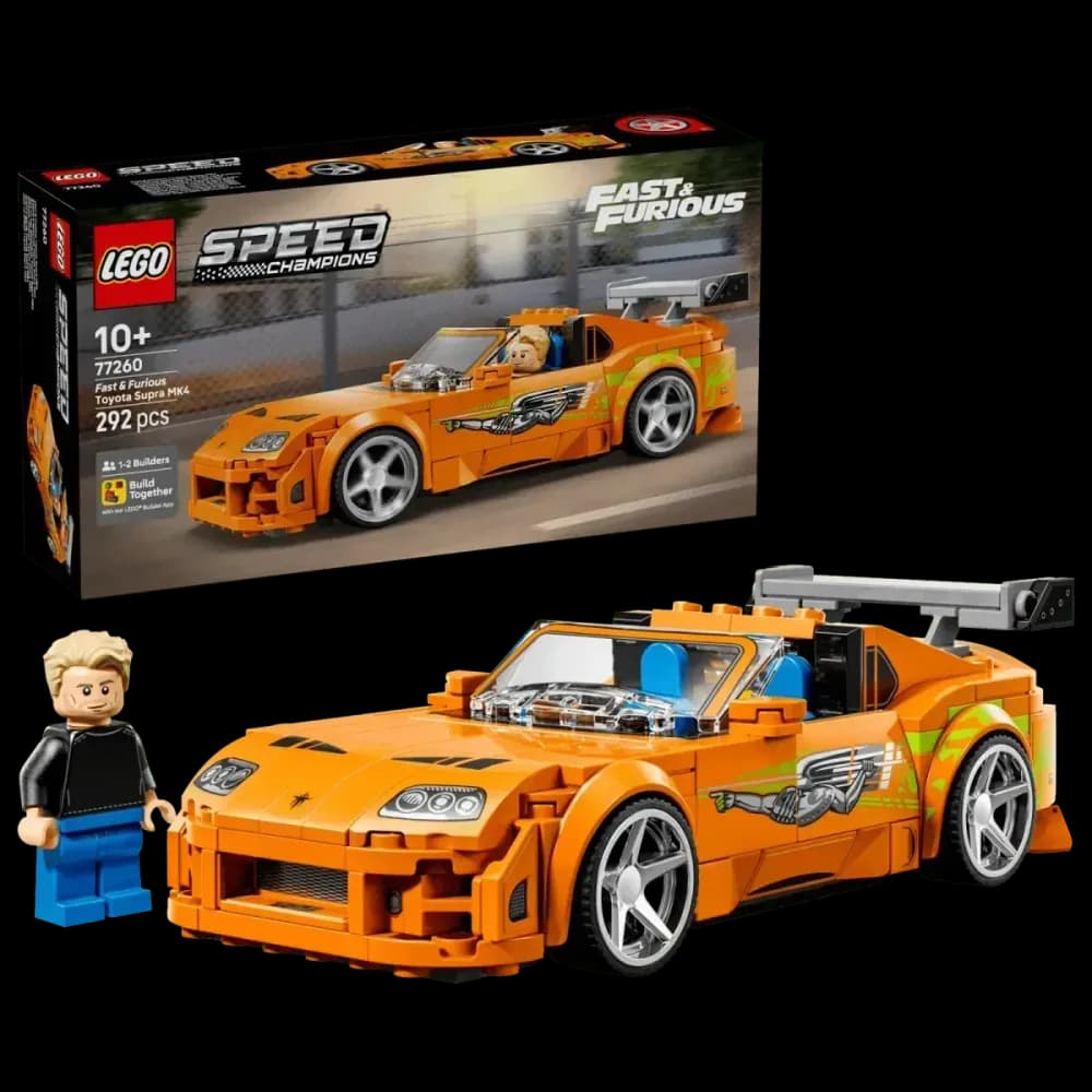 Featured Image - LEGO Speed Champions 77260: la Toyota Supra MK4 di Fast and Furious arriva in mattoncini con Paul Walker