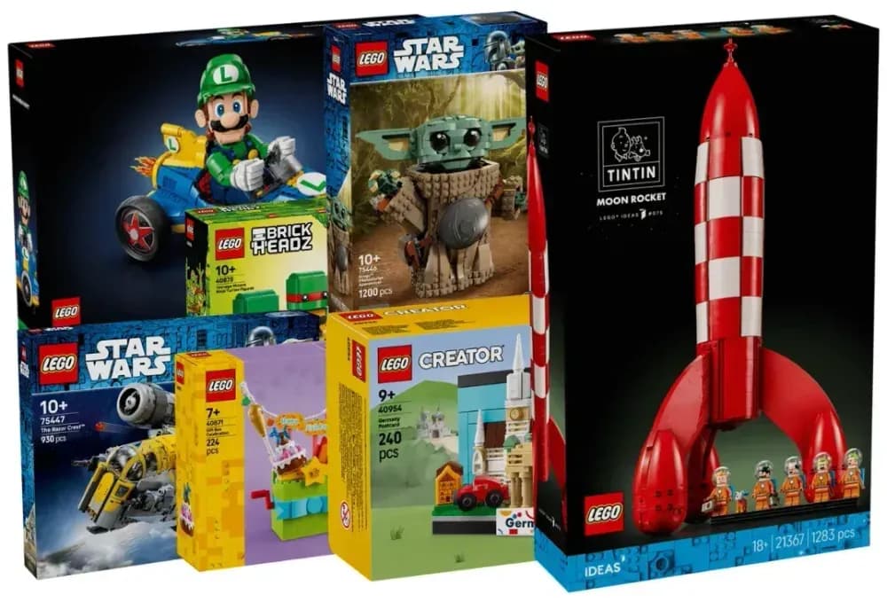 Featured Image - Scopri i Nuovi Set LEGO in Arrivo ad Aprile 2026: Inclusi Yoda e Tintin