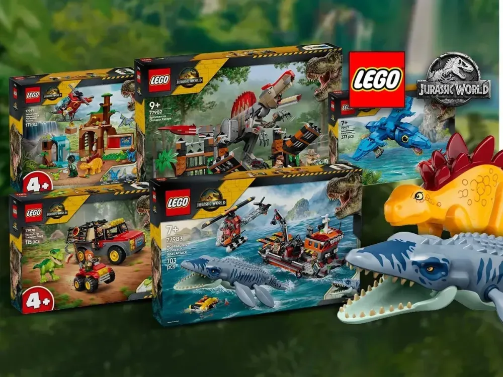 LEGO Jurassic World sets 2026: Mosasaurus, Spino & Baby T. rex