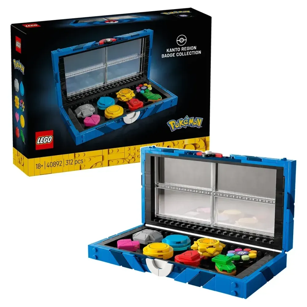 ▻ LEGO Pokémon 40892 Kanto Region Badge Collection: New ...