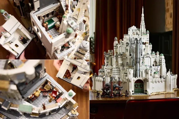 Minas Tirith Rises in Bricks as LEGO's New Giant Tribute to Lord of the  Rings - TechEBlog