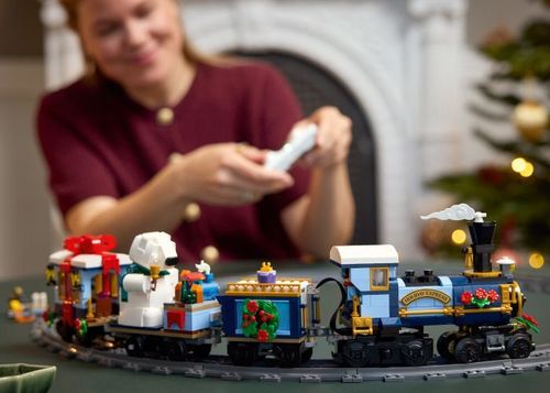 Esposizione di un set LEGO stagionale